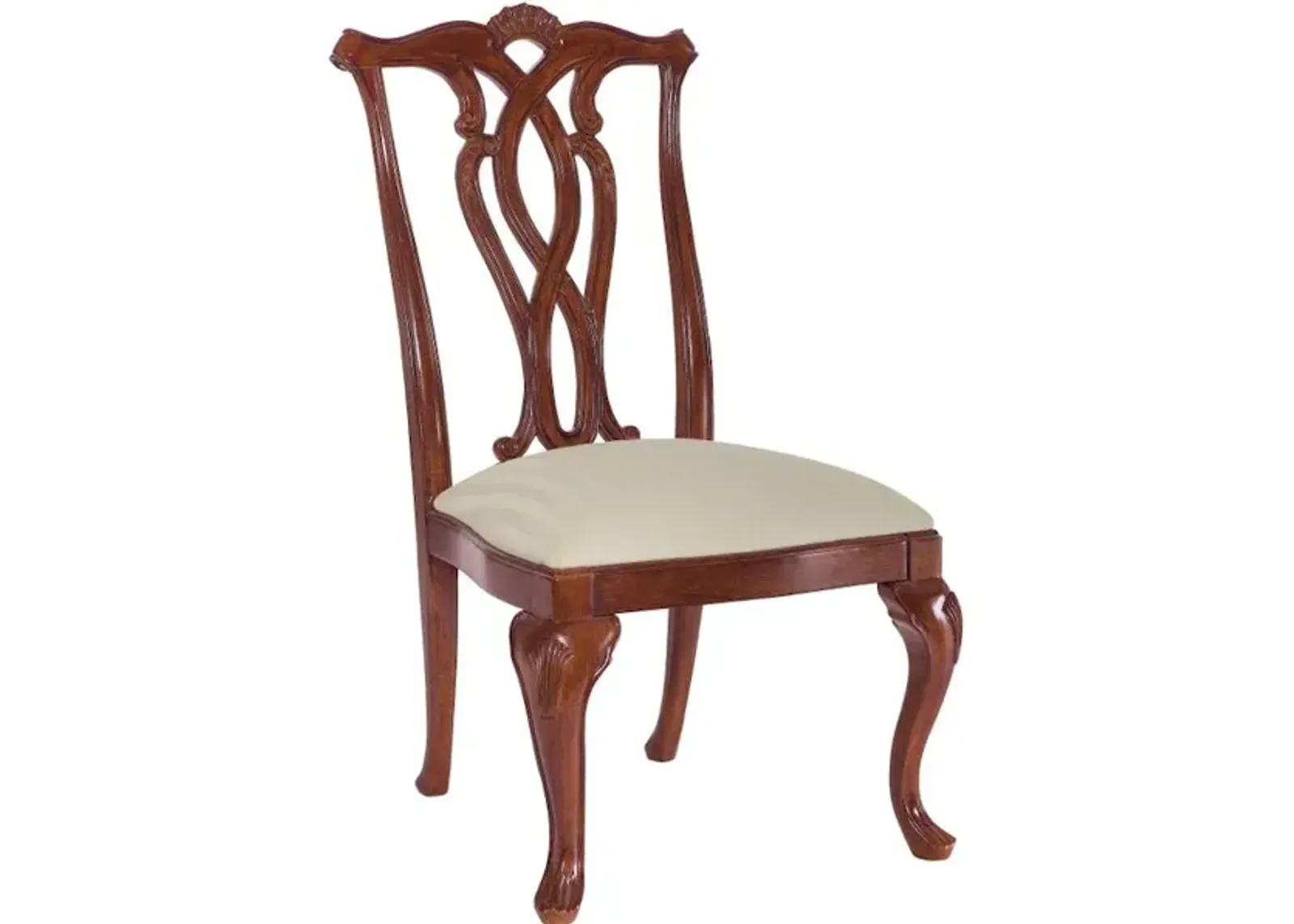 Pierced Back Side Chair