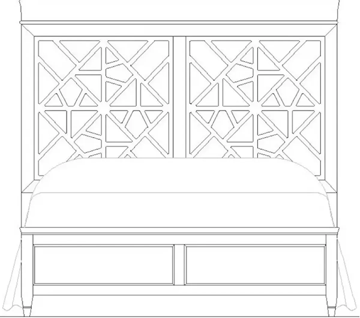 5/0 Altamonte Queen Bed Headboard