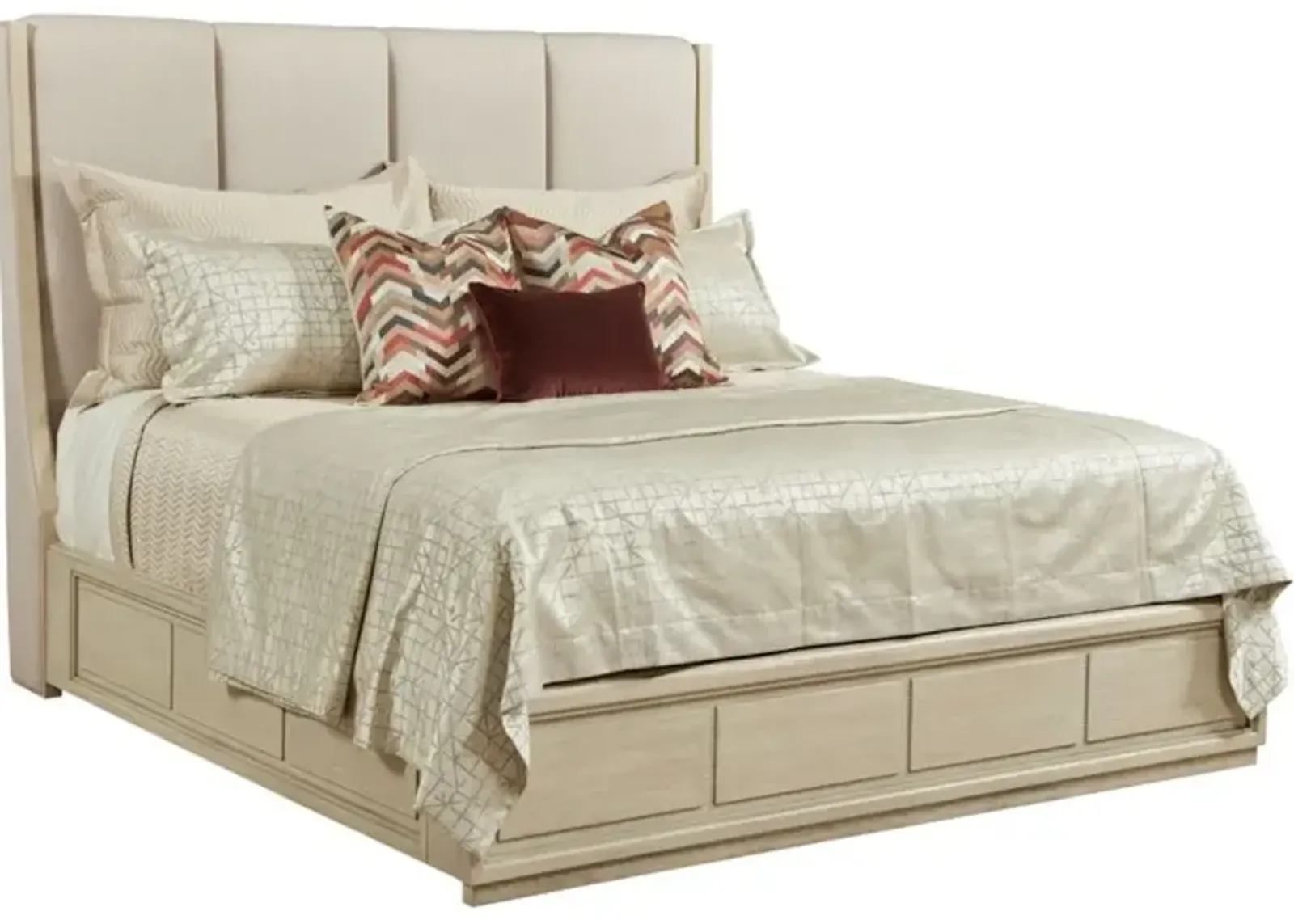 Siena Upholstered California King Bed Complete