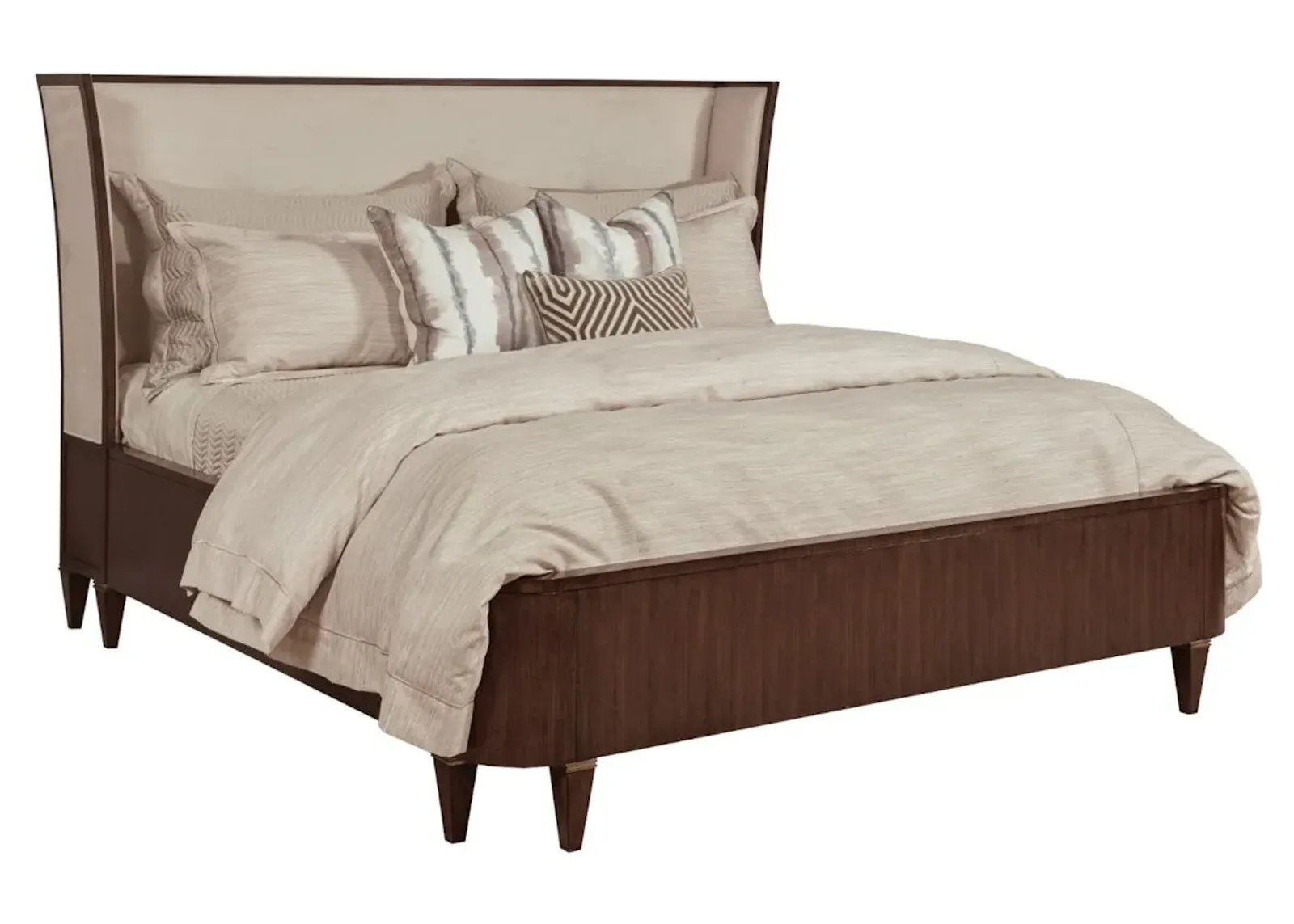 Morris Upholstered King Bed Complete