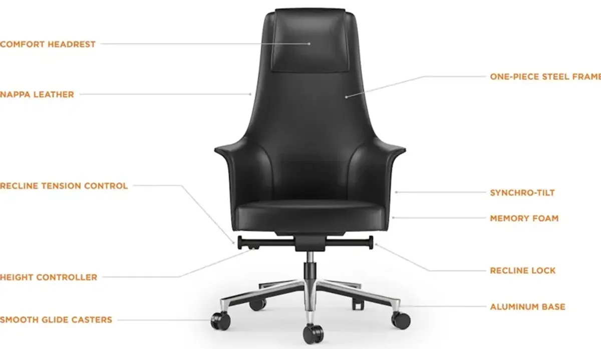 Bolo 3531 Leather Office Chair