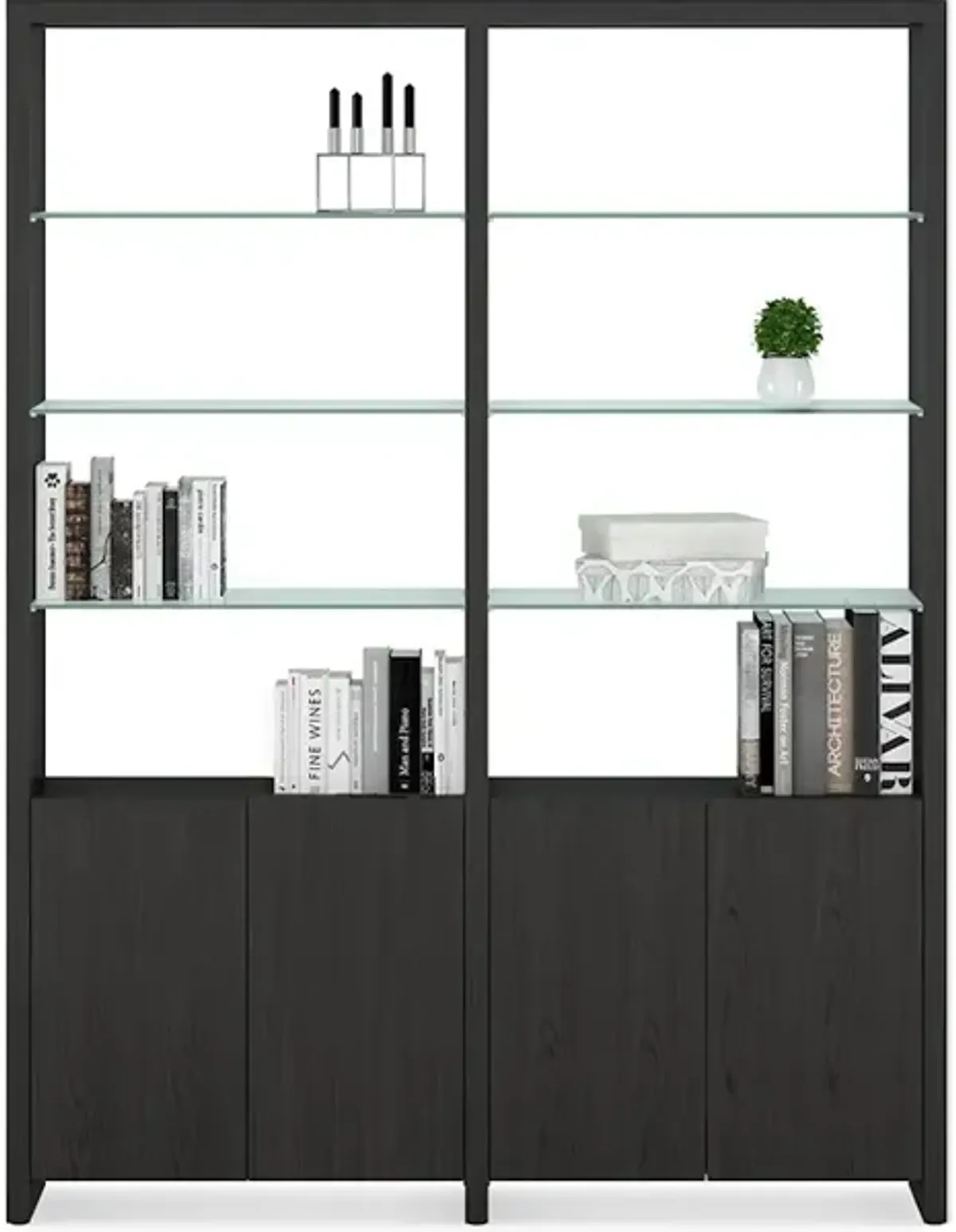 Linea System 2-Shelf System - 64 Wide