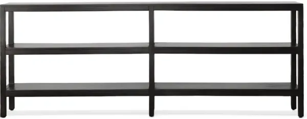 Denby 84 inch Thin Console-Dark Walnut