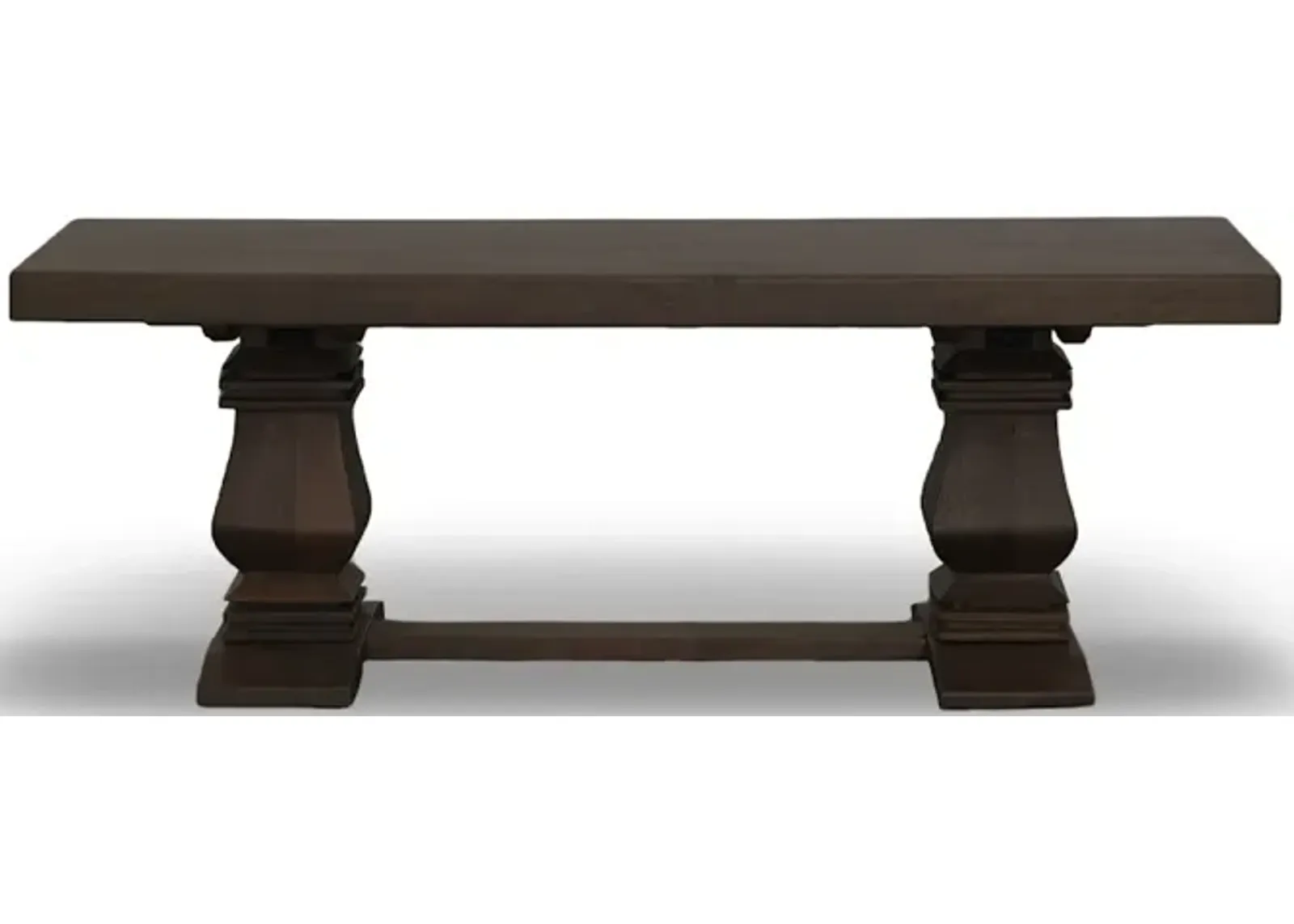 Bristow 50.5in Dining Bench - Chocolate