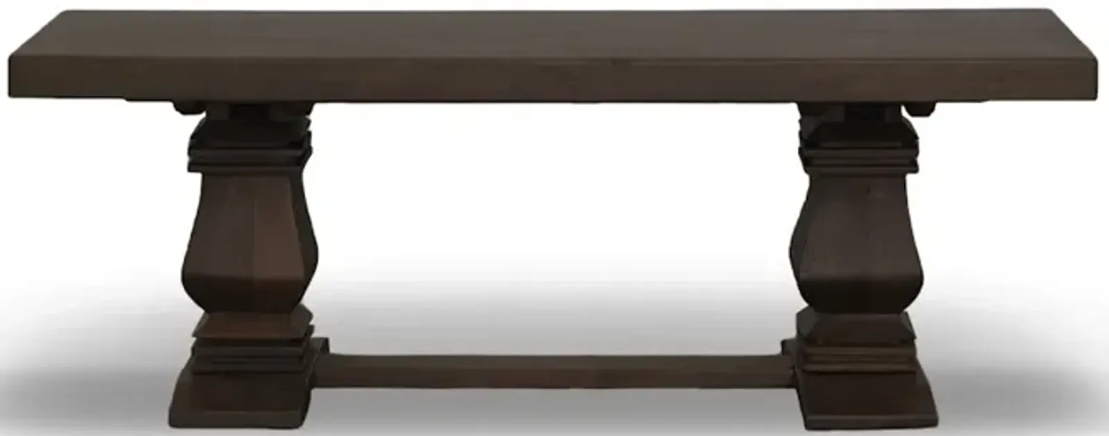 Bristow 50.5in Dining Bench - Chocolate