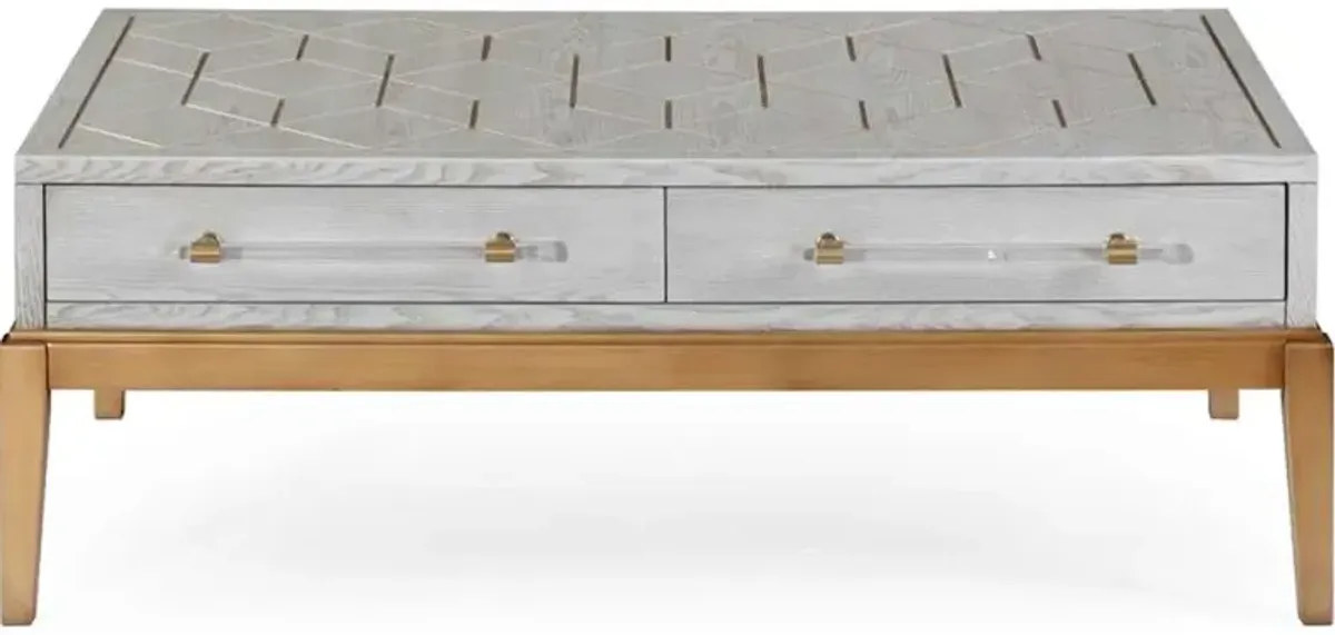 Perrine Wood Rectangular Cocktail Table