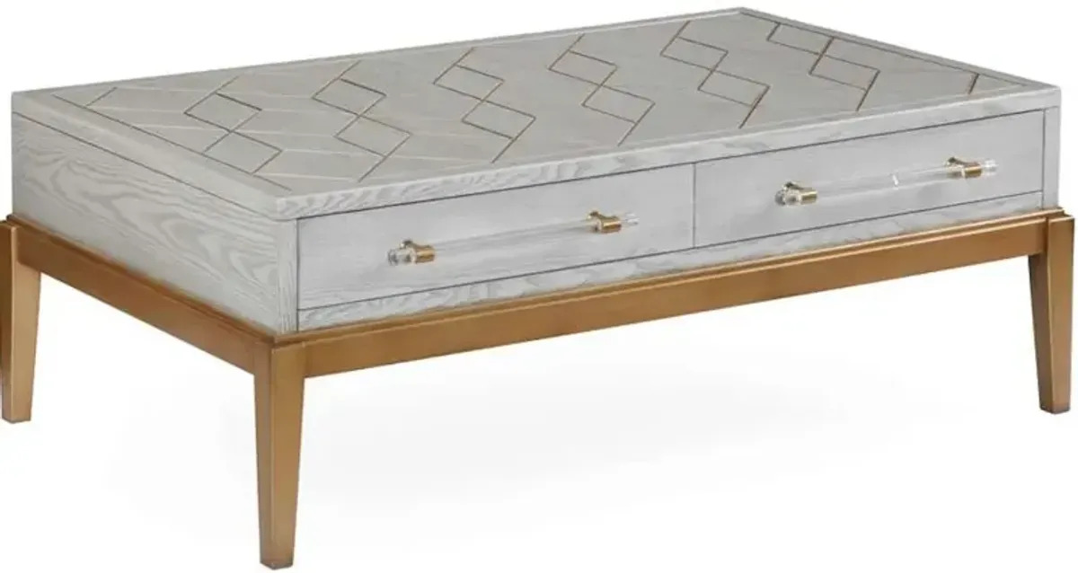 Perrine Wood Rectangular Cocktail Table