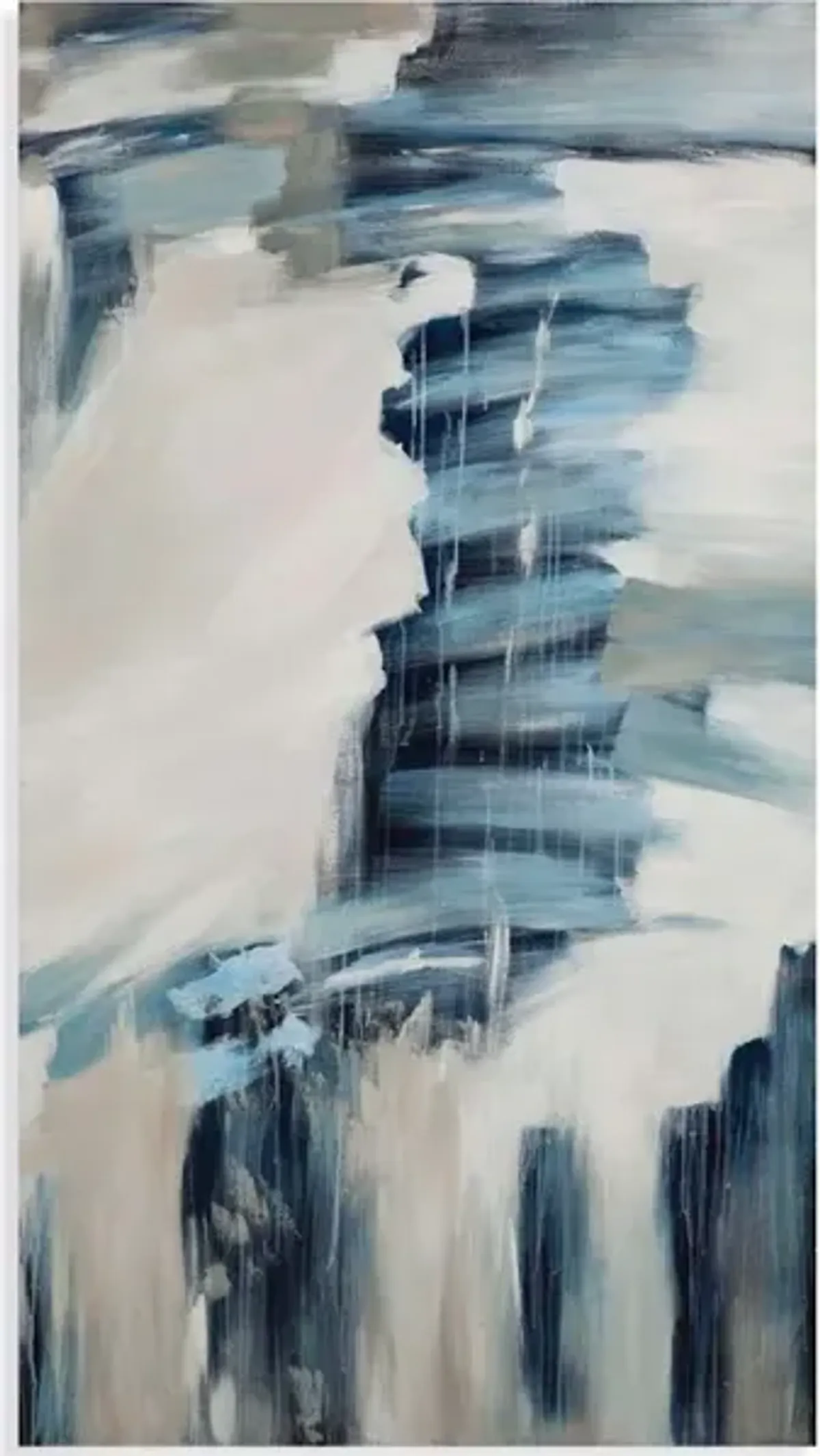 Blue Theory Canvas Art