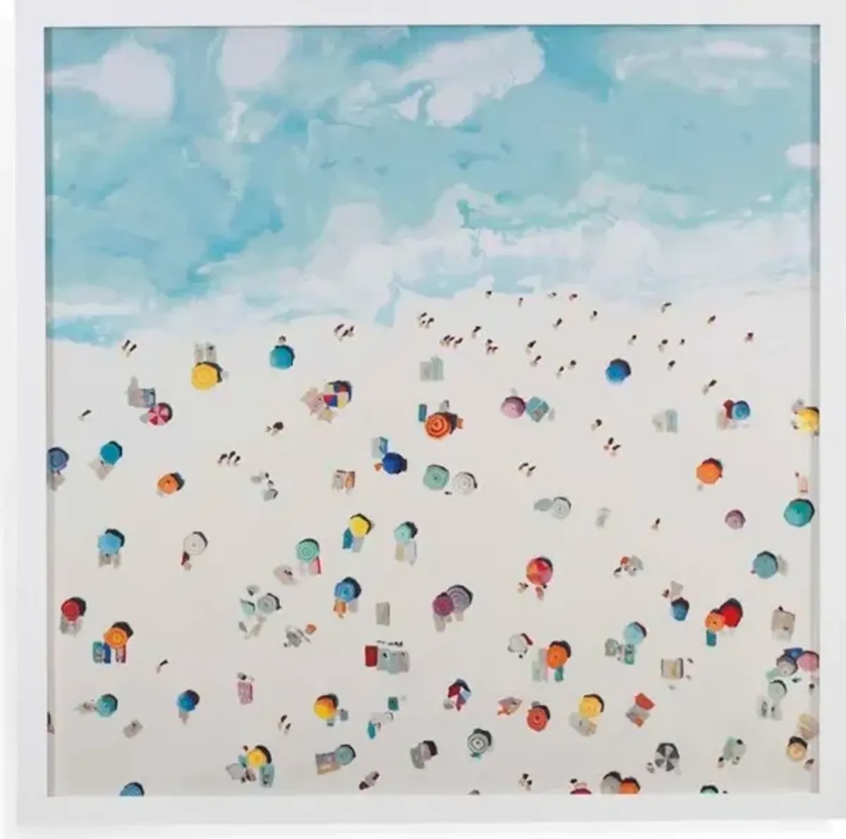Beach Day Framed Print