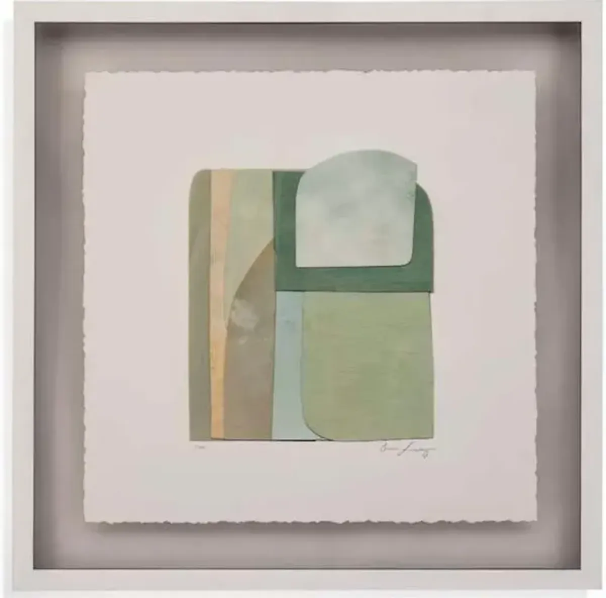 Color Structure I Framed Print