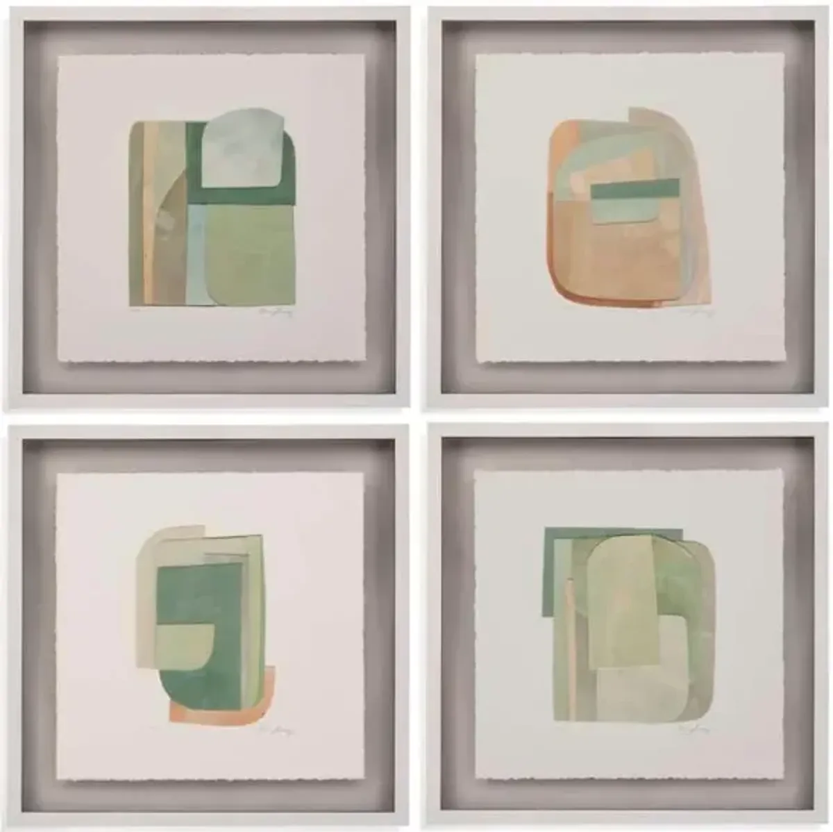 Color Structure III Framed Print