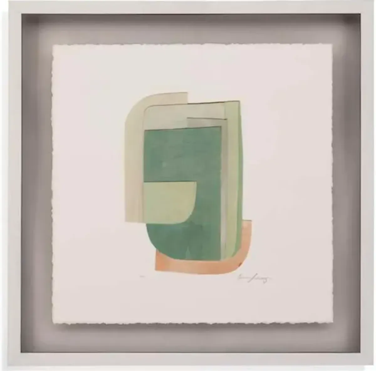 Color Structure III Framed Print