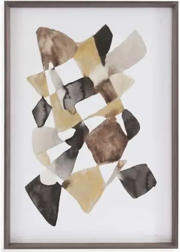 Mod in Neutrals II Framed Print