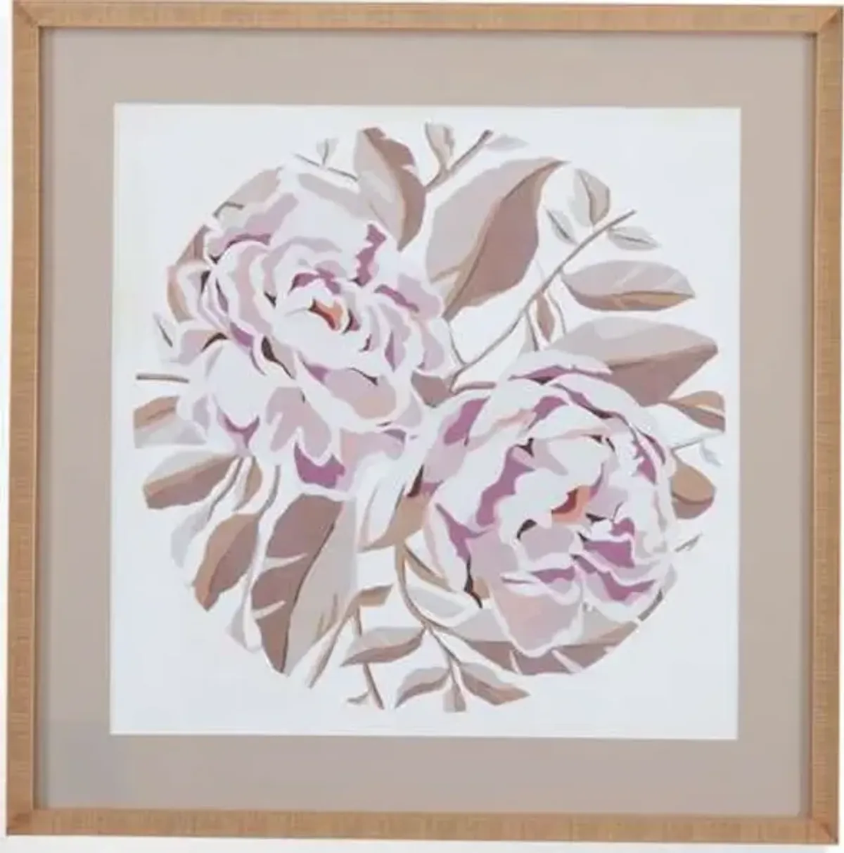 Eye of Peony II Framed Print