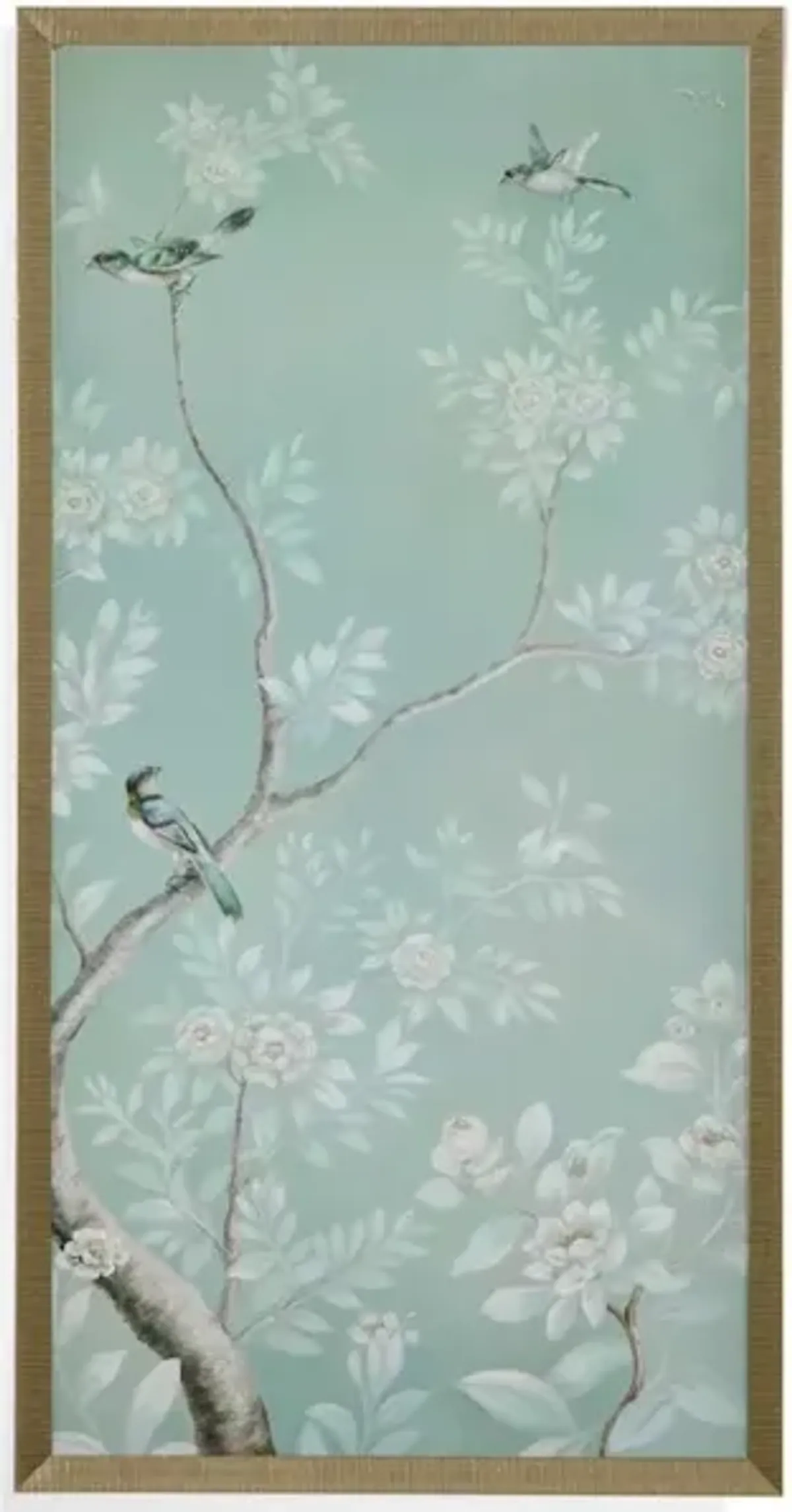 Birds & Flowers I Framed Print