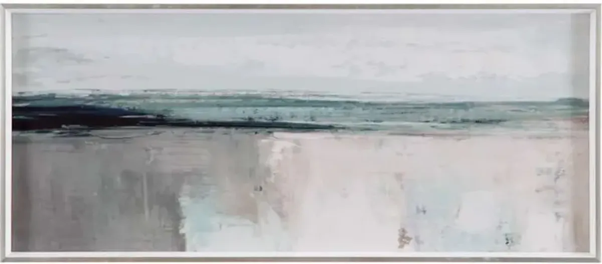 Moody Coast I Framed Print