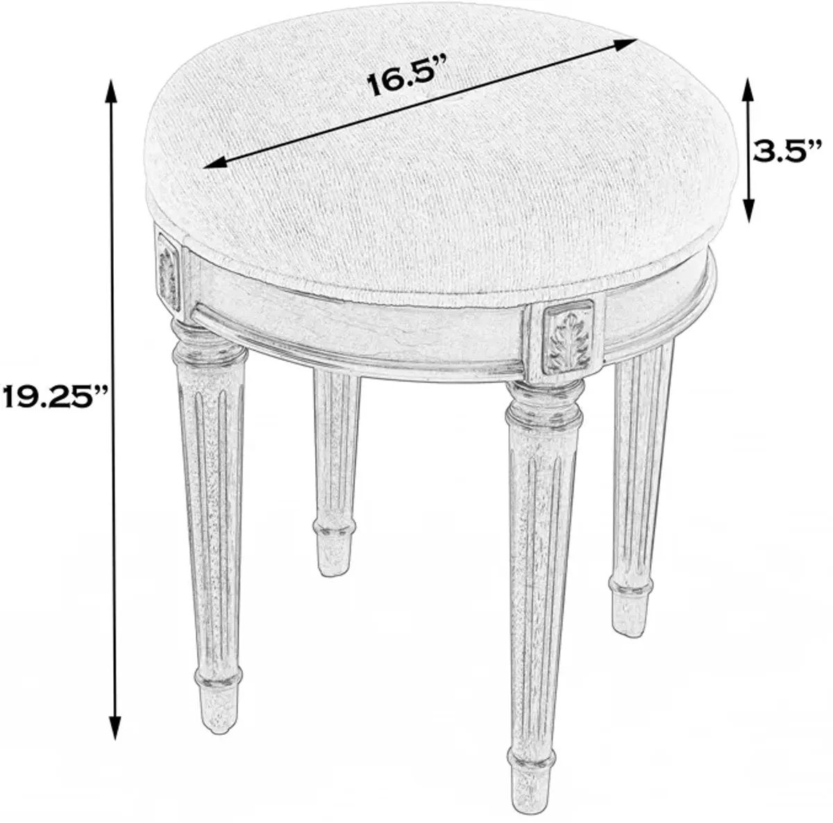 Bernadette Vanity Stool