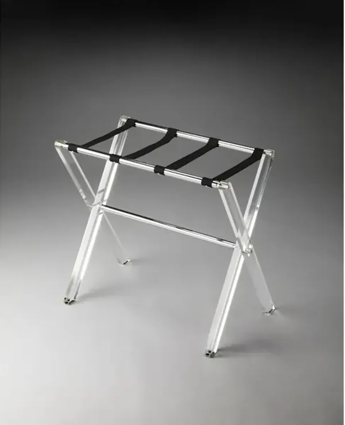 Crystal Clear Luggage Rack