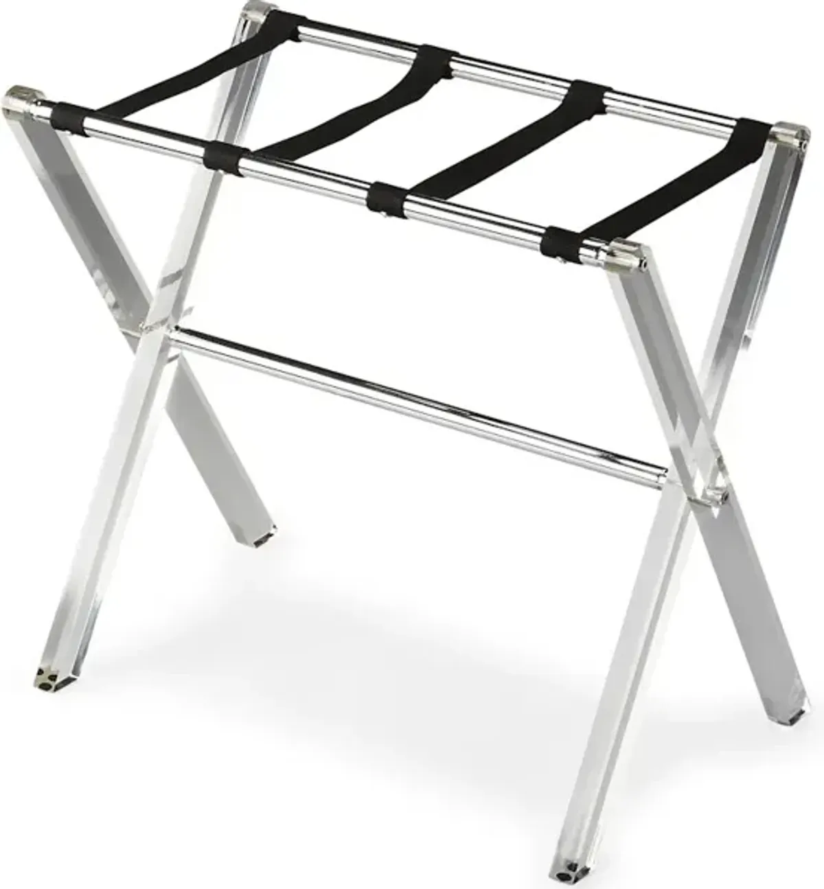 Crystal Clear Luggage Rack