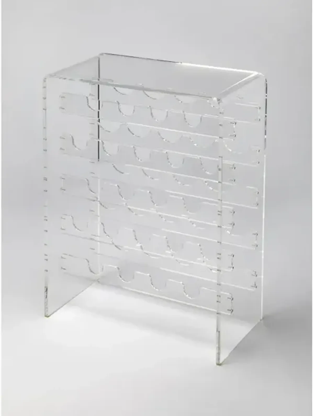 Crystal Clear Wine Rack