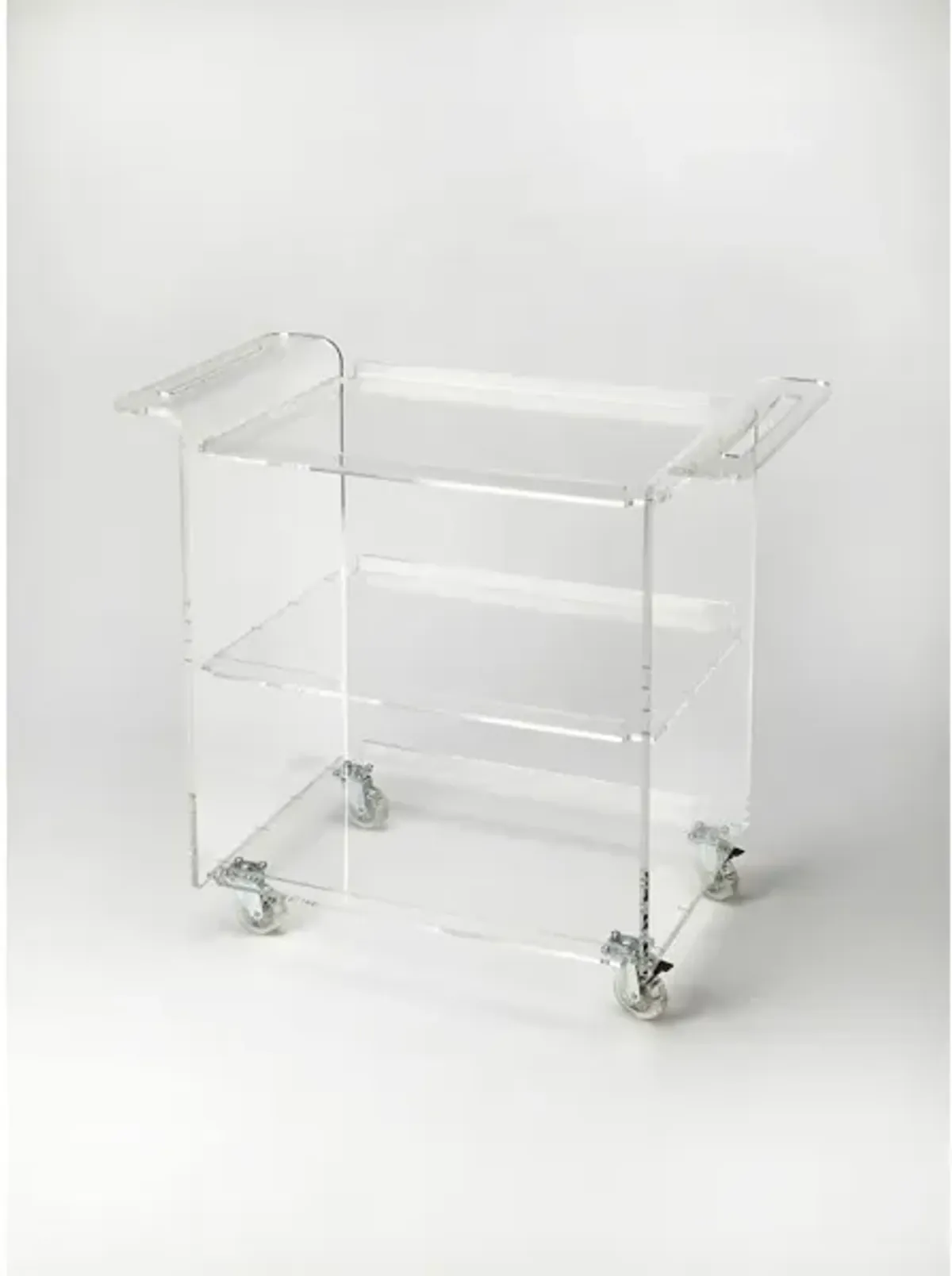 Crystal Clear Bar Cart