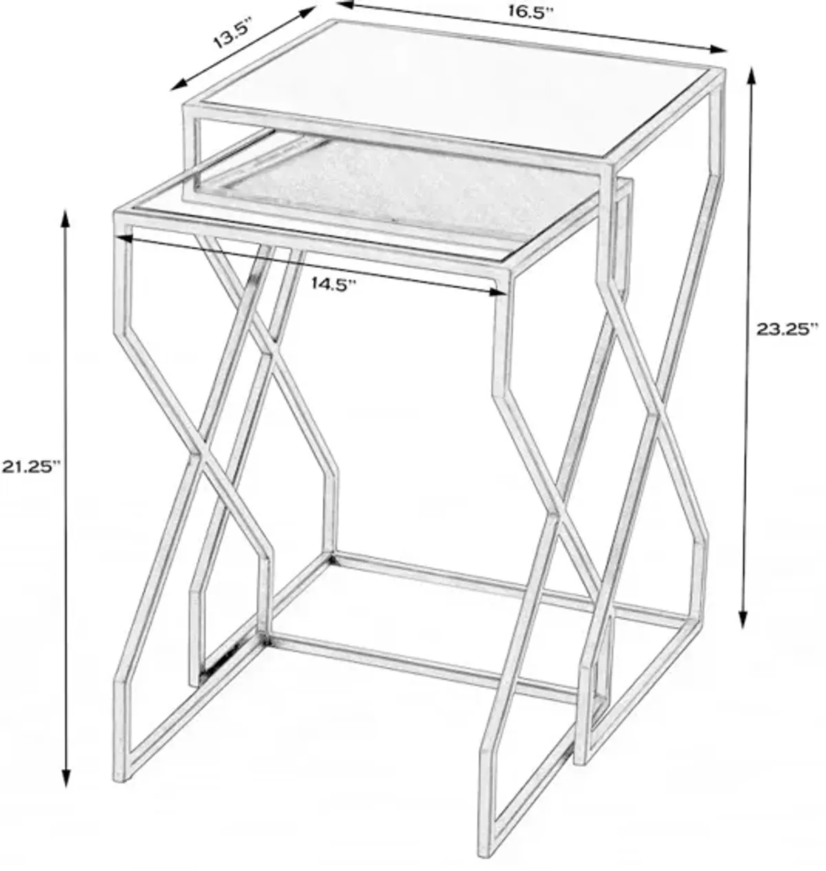 Demi Nesting Side Tables