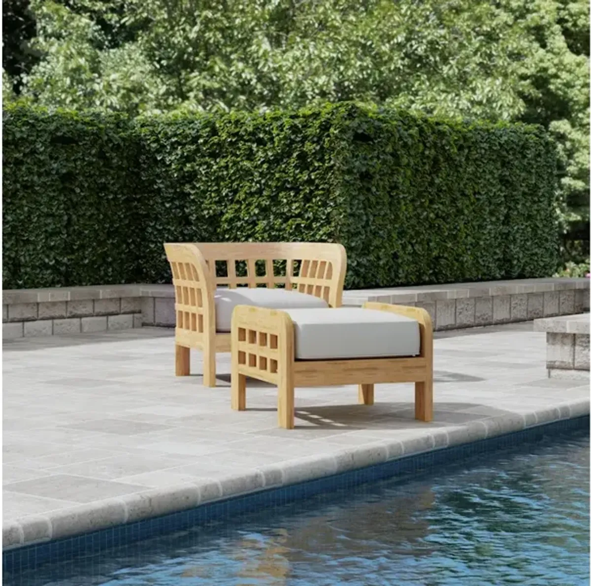 Monhegan Outdoor Ottoman