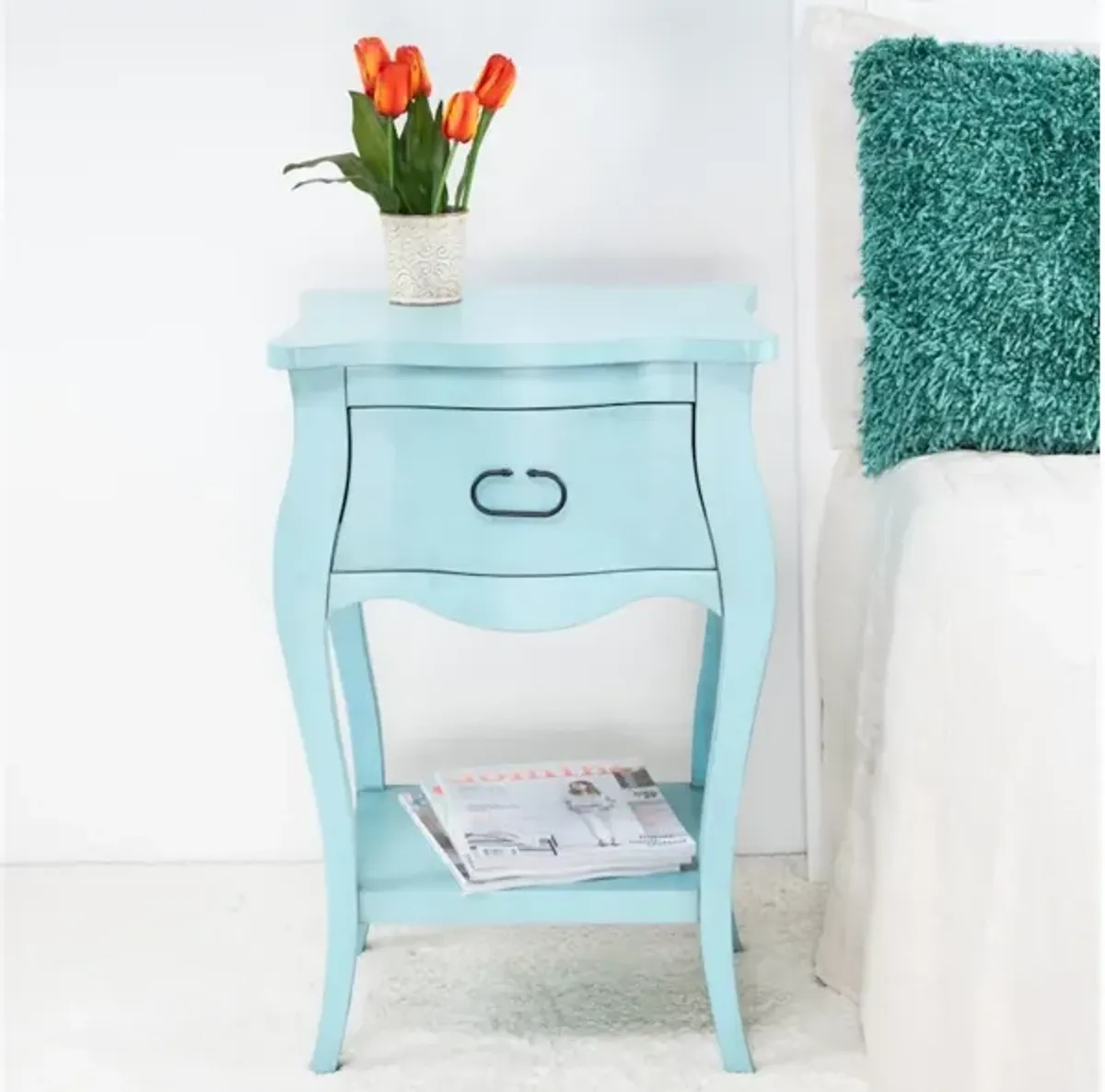 Rochelle 1 Drawer Nightstand