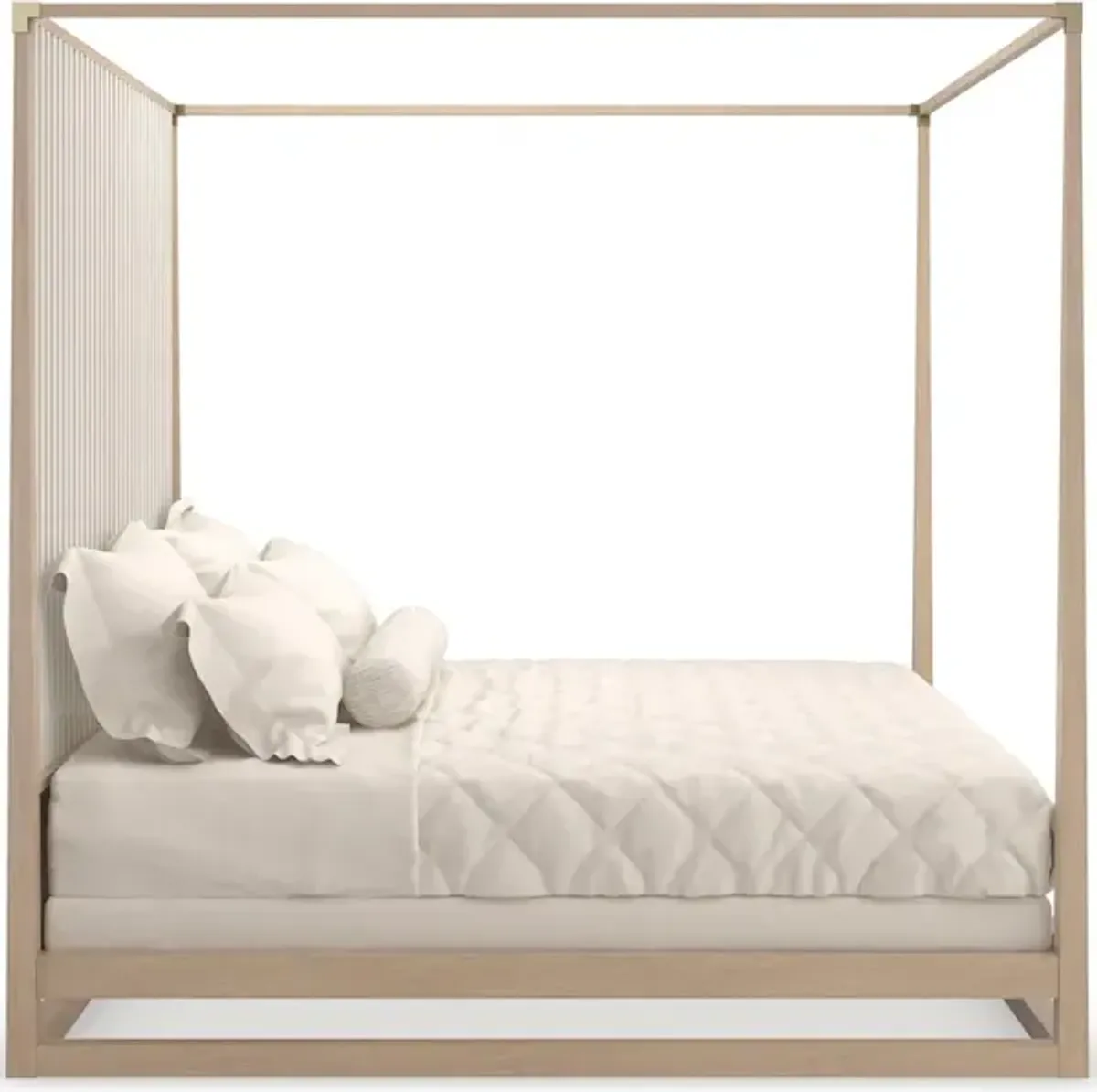 PINSTRIPE LIGHT BED - QUEEN