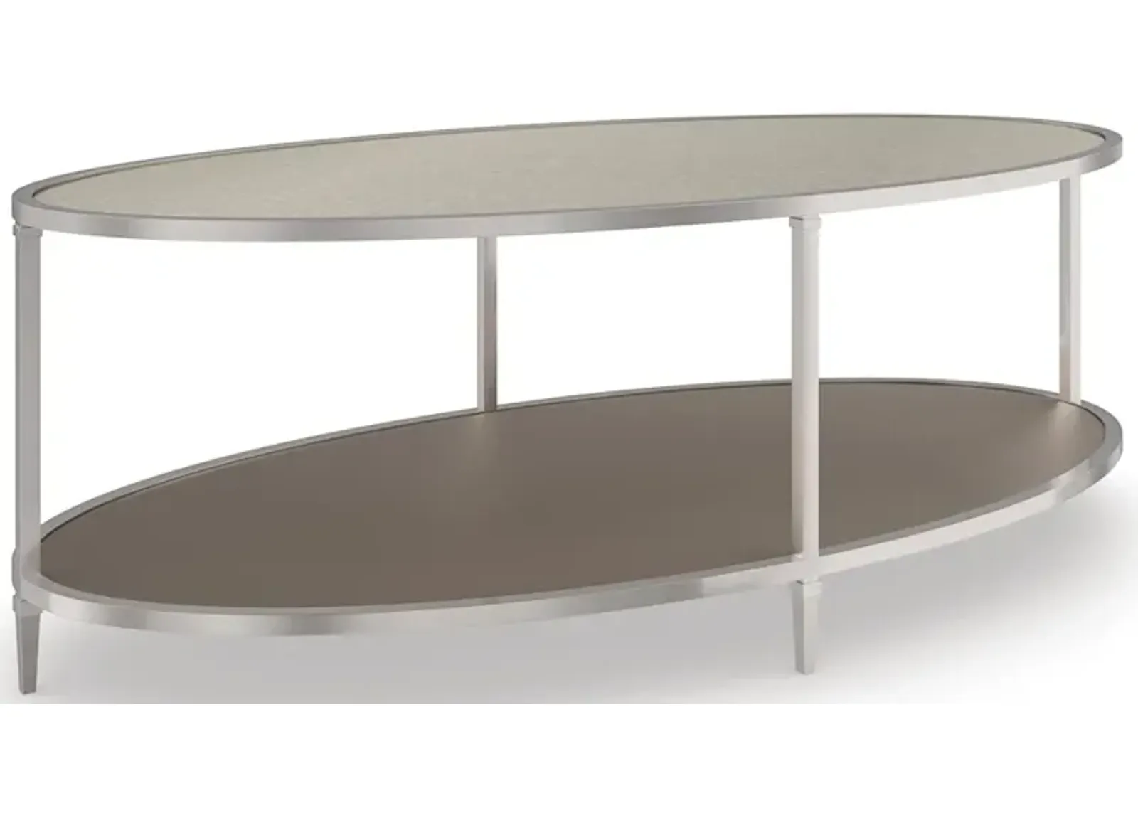 SHIMMER OVAL COCKTAIL TABLE