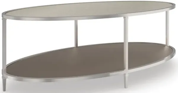SHIMMER OVAL COCKTAIL TABLE