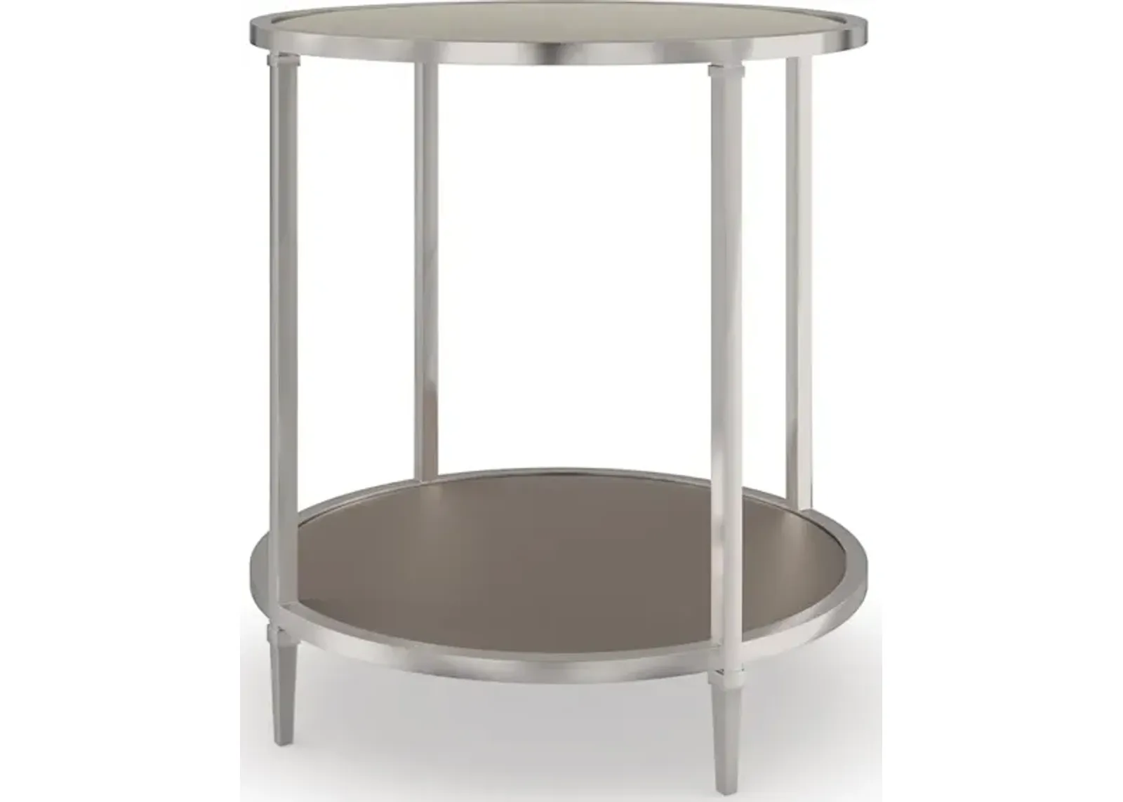 SHIMMER ROUND END TABLE