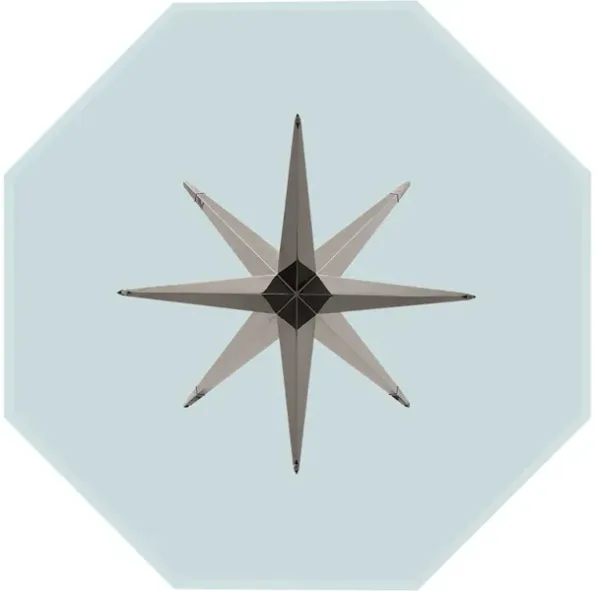 60 INCH OCTAGON GLASS TOP