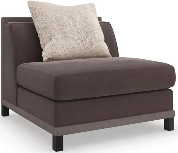 TUXEDO ARMLESS CHAIR