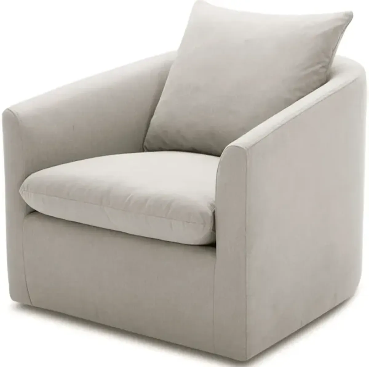 Callie Swivel Chair in Romo-Linen fabric