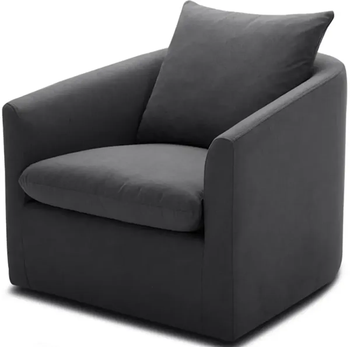 Callie Swivel Chair in Peyton-Pepper