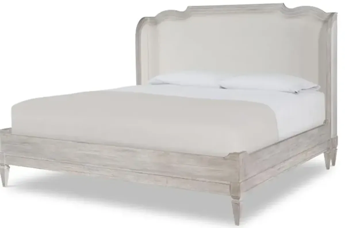 NICHOLE UPHOLSTERED BED - CAL KING 6/0