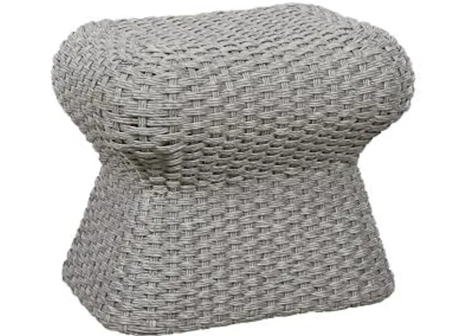 Warren Outdoor Ottoman - Grey