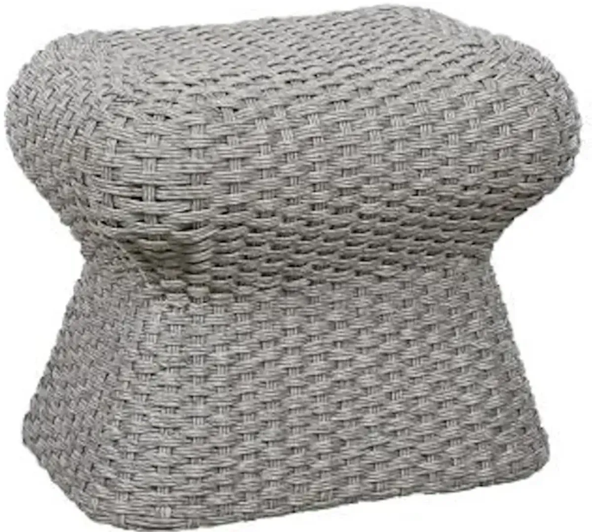 Warren Outdoor Ottoman - Grey