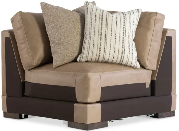 Lars Leather Corner Chair