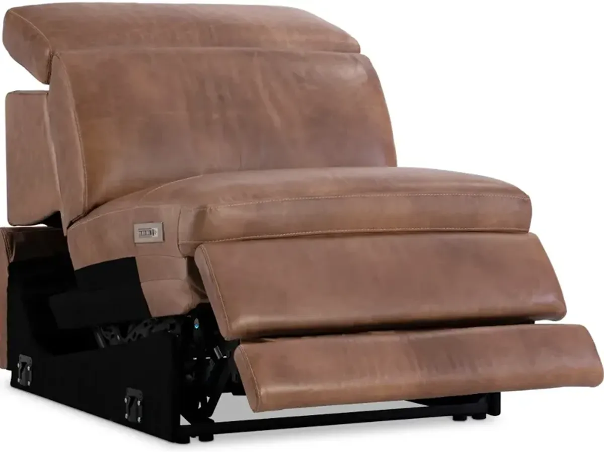 Lioni Leather Armless Power Motion Chair