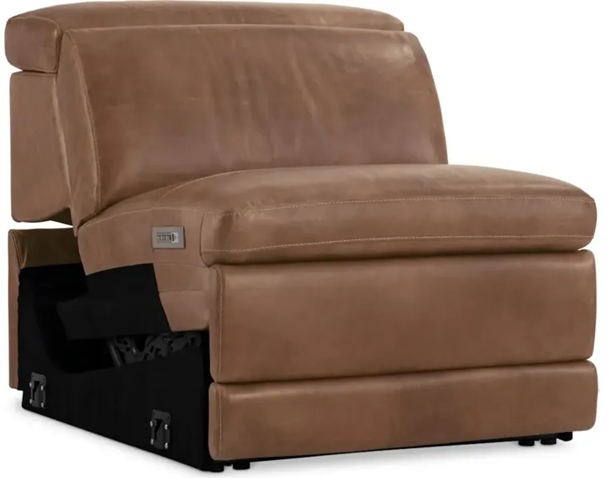 Lioni Leather Armless Power Motion Chair