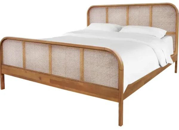 ELLIOTT CANE KING BED