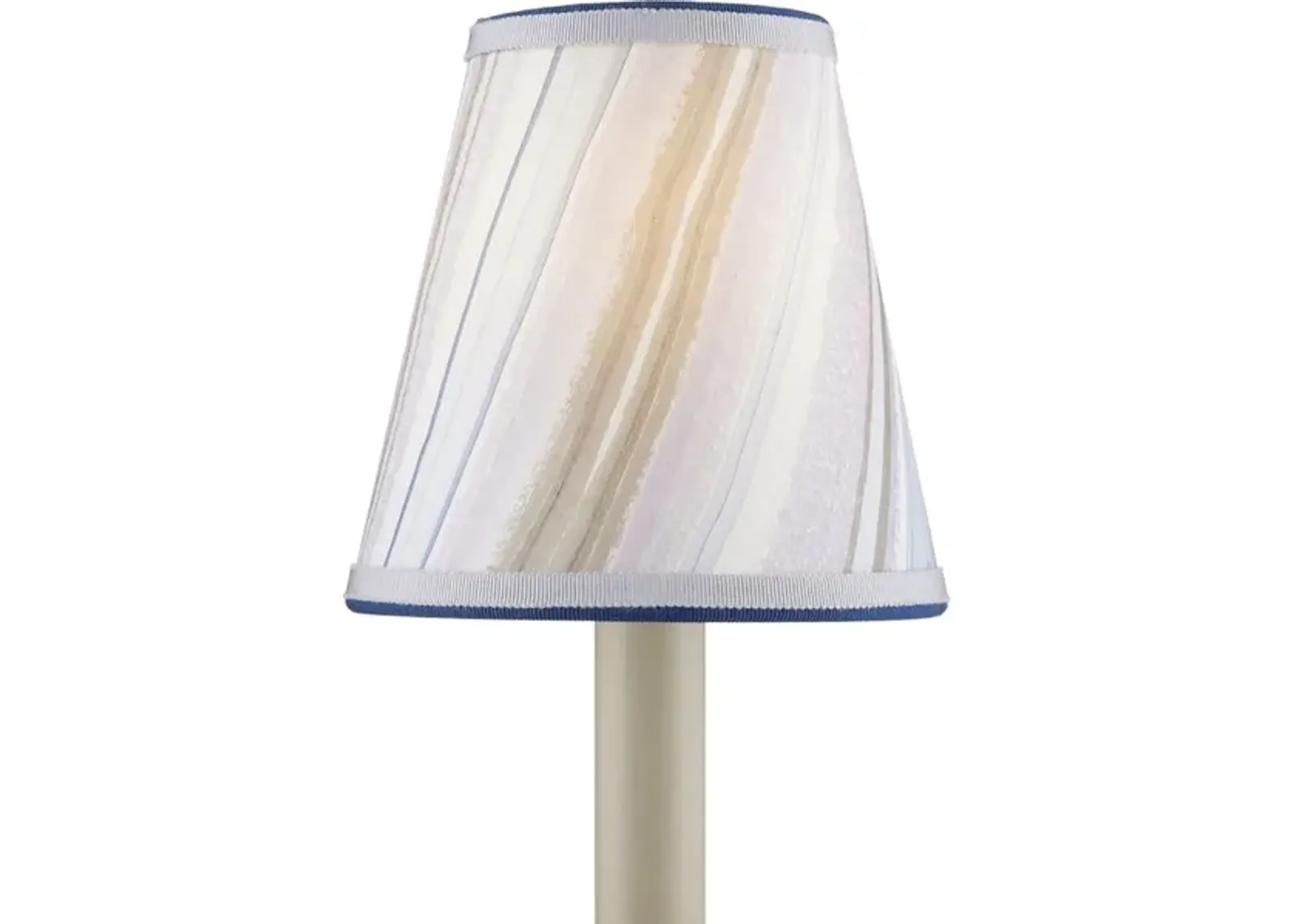 Marble Lavender Paper Tapered Chandelier Shade