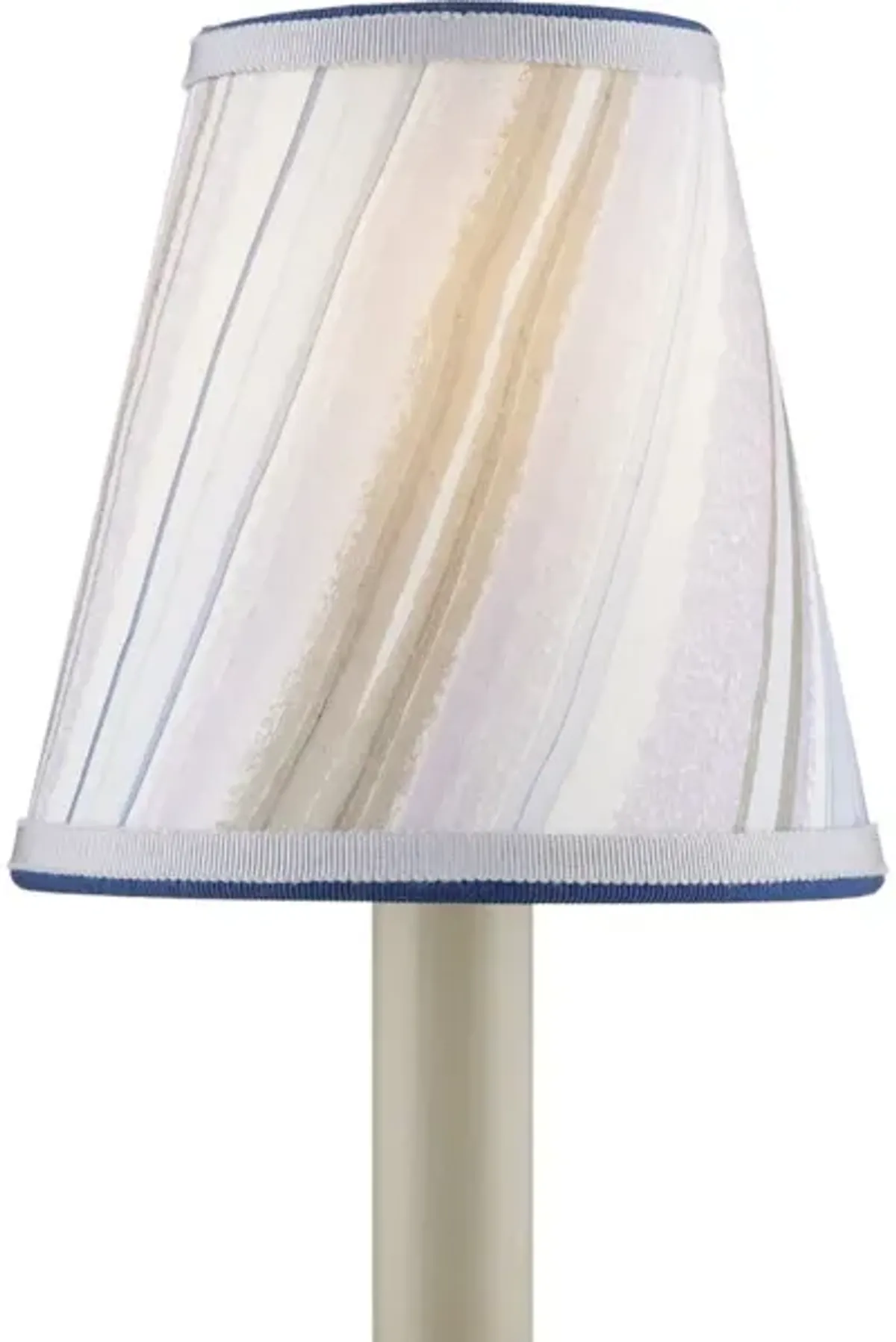 Marble Lavender Paper Tapered Chandelier Shade