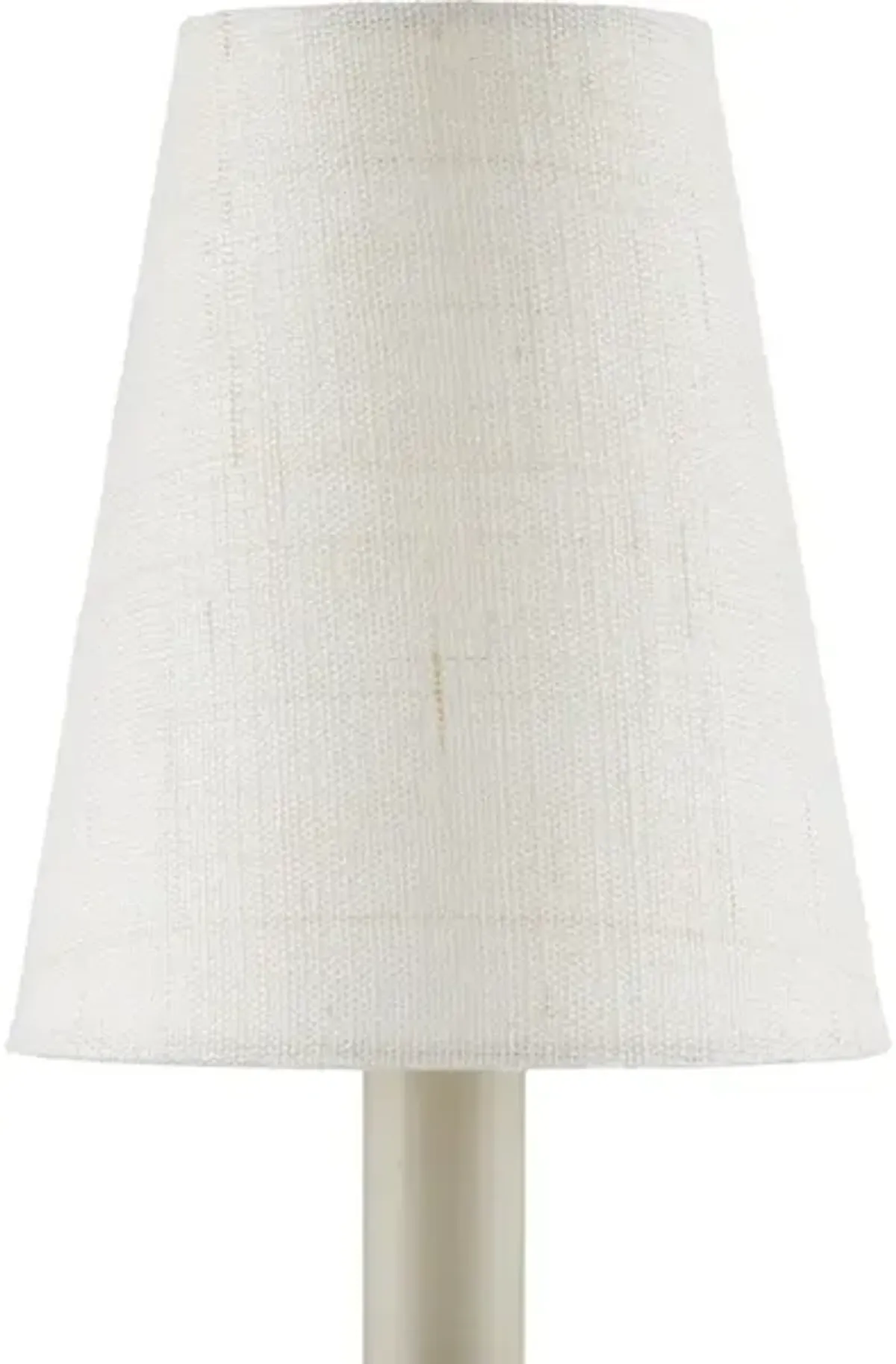 Ivory Fine Grasscloth Tapered Chandelier Shade