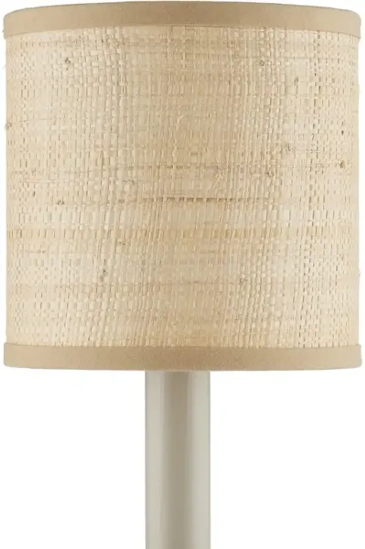 Natural Grasscloth Drum Chandelier Shade