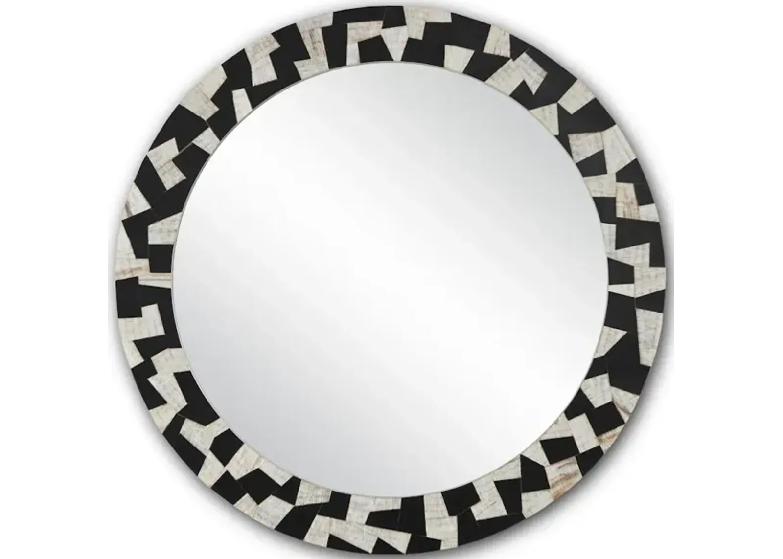 Bindu Round Mirror