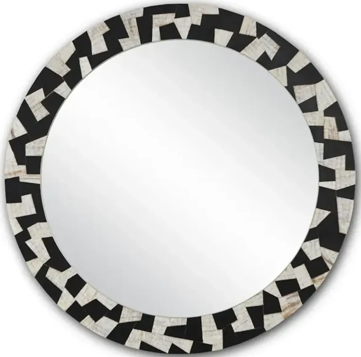 Bindu Round Mirror