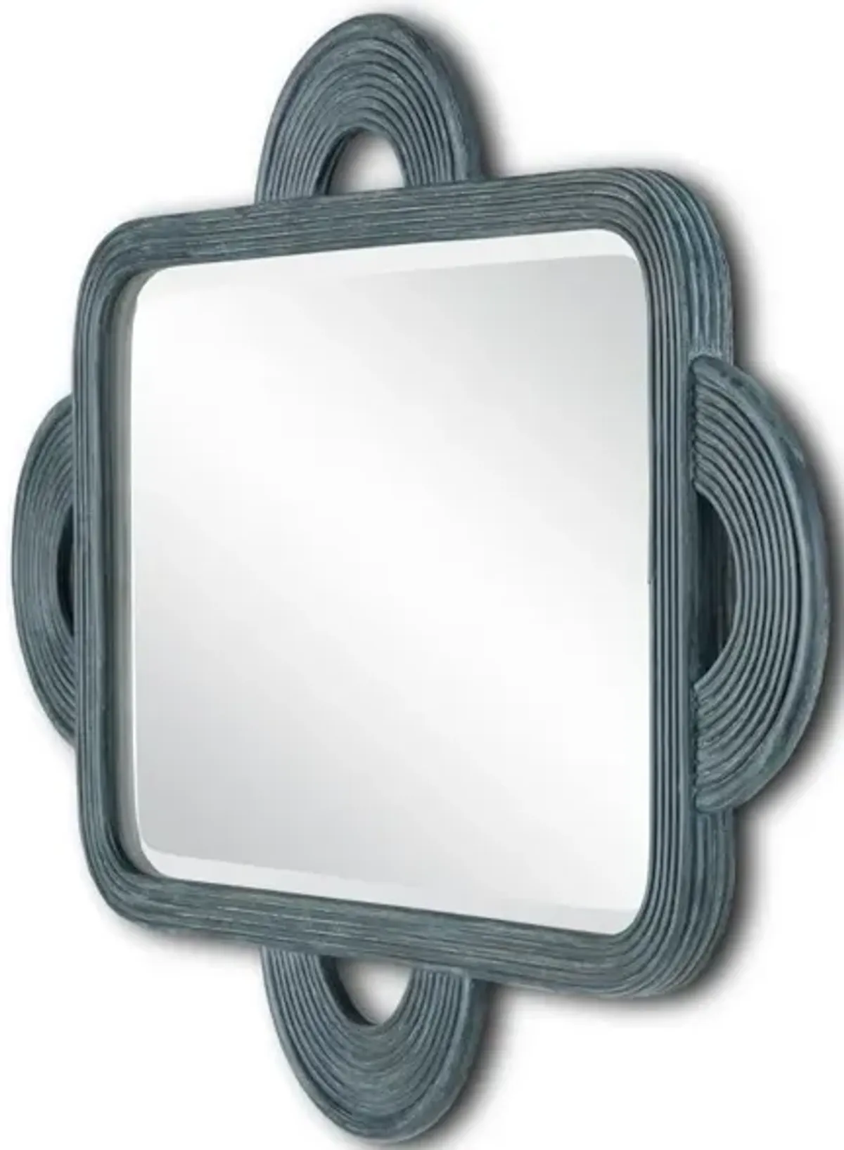 Santos Vintage Navy Rectangular Mirror